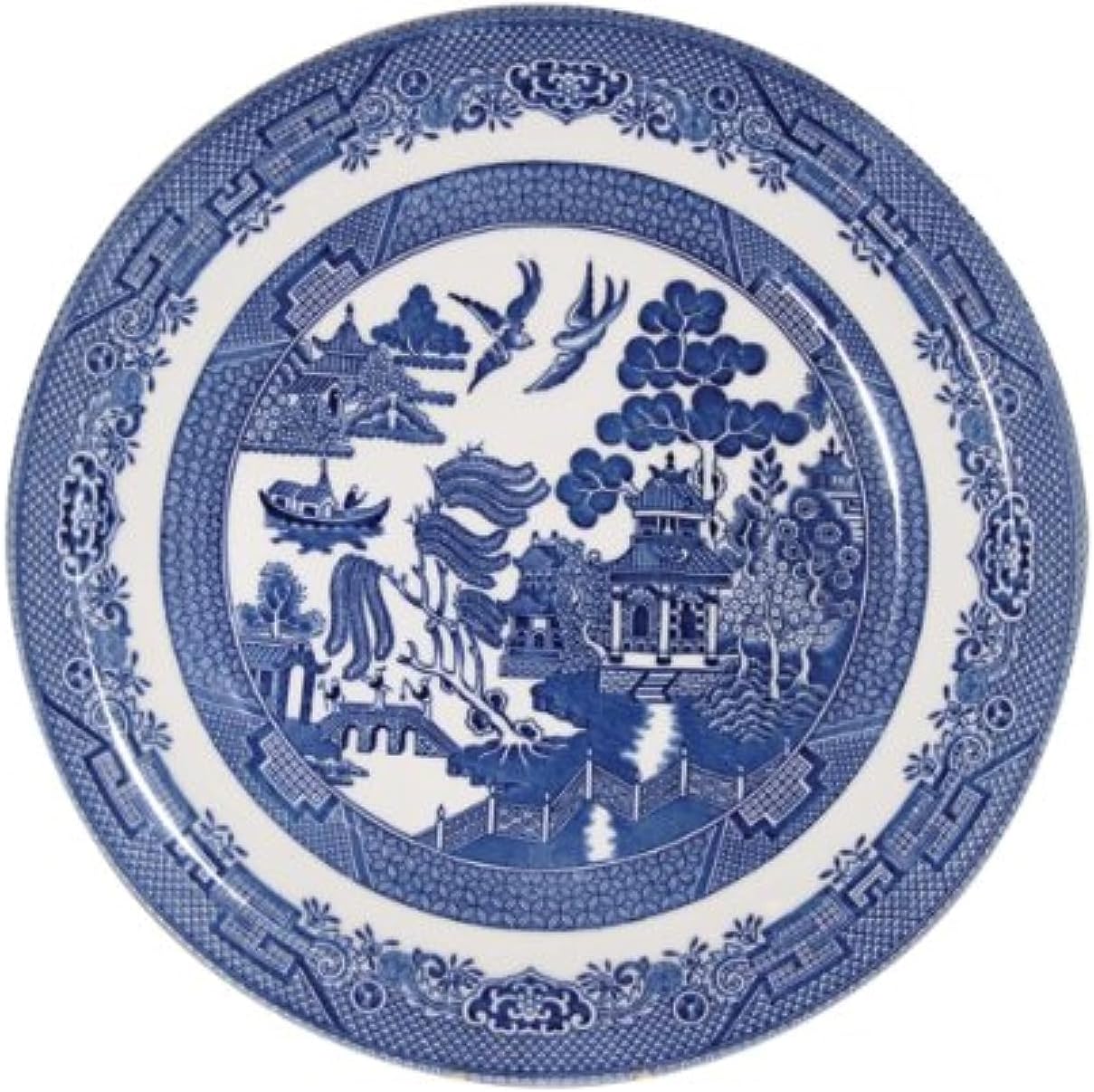 Churchill Blue Willow Plate 10" (Set of 6)